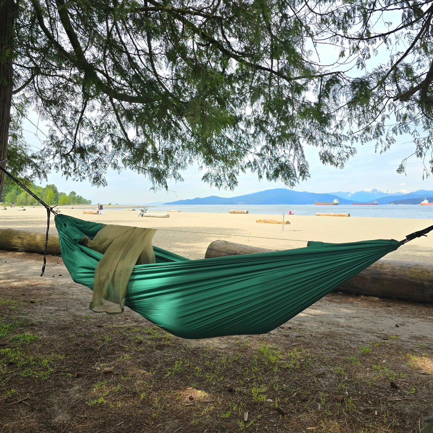 All-in-One Double Hammock with Mosquito Net _ GRS Certified