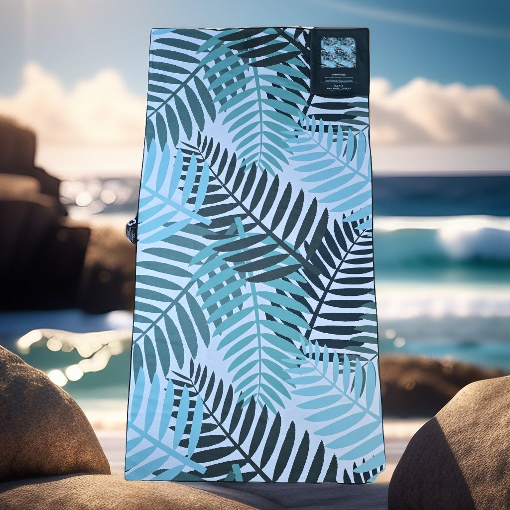 XL Beach Towel with Pocket_ 100% Eco Friendly _ GRS Certified