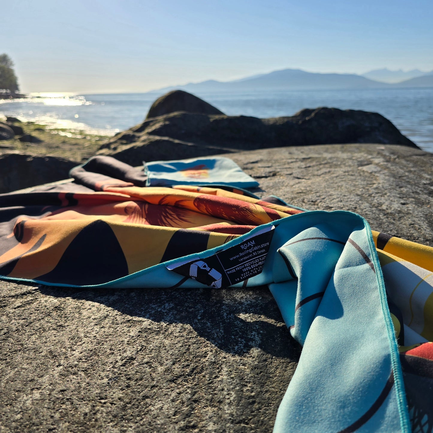 XL Beach Towel with Pocket_ 100% Eco Friendly _ GRS Certified