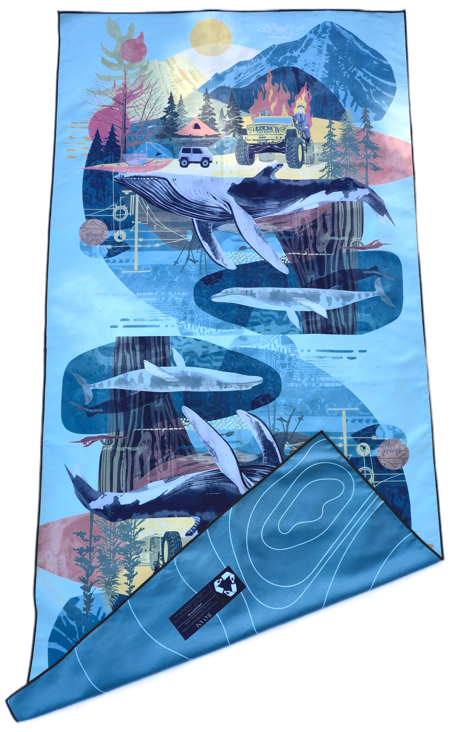 Quick Dry Travel Towel _ 100% Eco Friendly _ GRS Certified