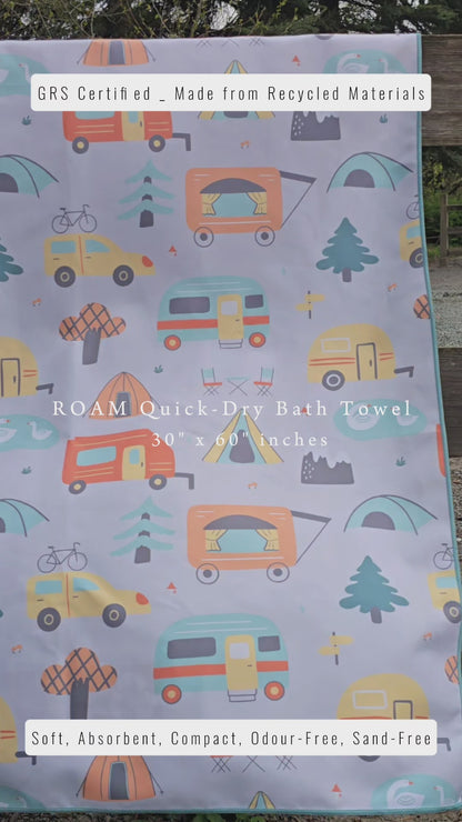 Quick Dry Travel Towel _ 100% Eco Friendly _ GRS Certified