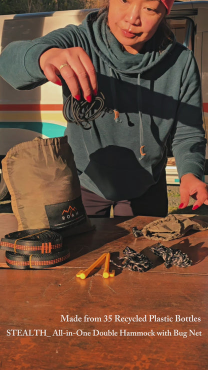 Stealth_ All-in-One _ Double Hammock with Mosquito Net _ GRS Certified