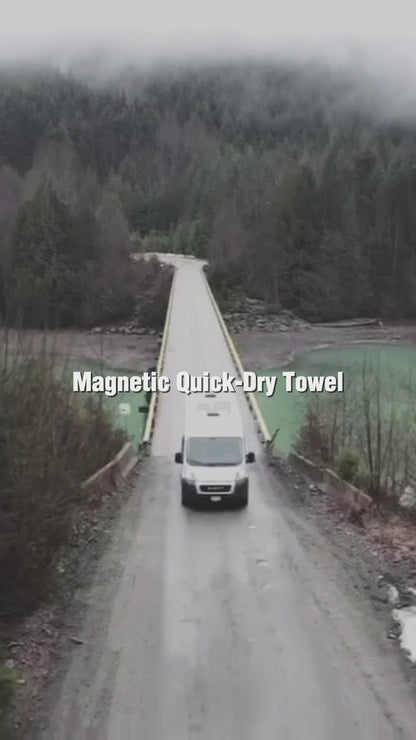 Outdoor Magnetic Travel Towel _ 100% Eco Friendly _ GRS Certified