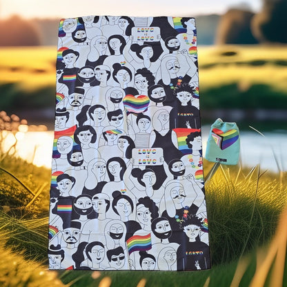 Outdoor Magnetic Travel Towel _ 100% Eco Friendly _ GRS Certified