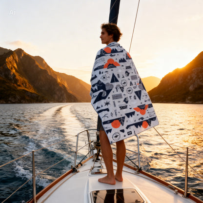 Outdoor Magnetic Quick-Dry Towel _ 100% Eco Friendly _ GRS Certified