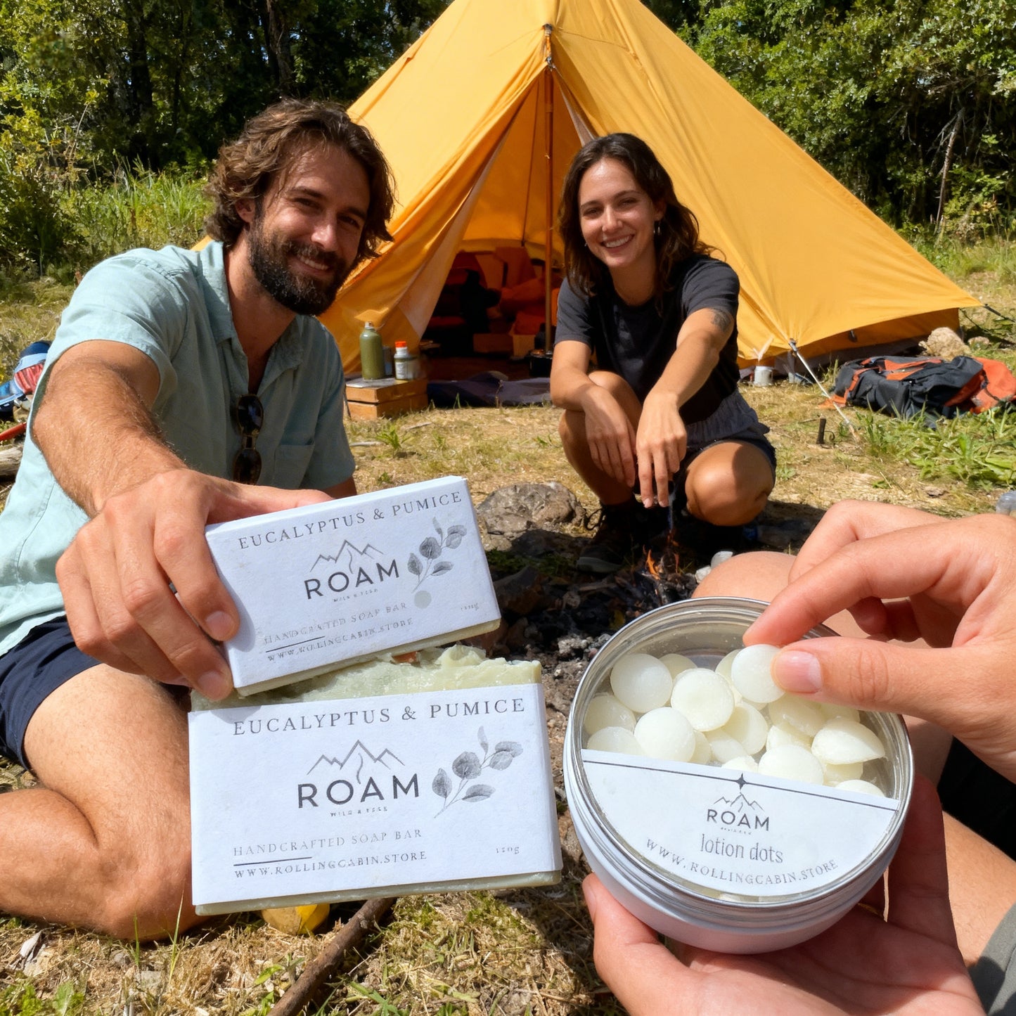 Trail Fresh _ Eucalyptus & Pumice Soap + Lotion Dots