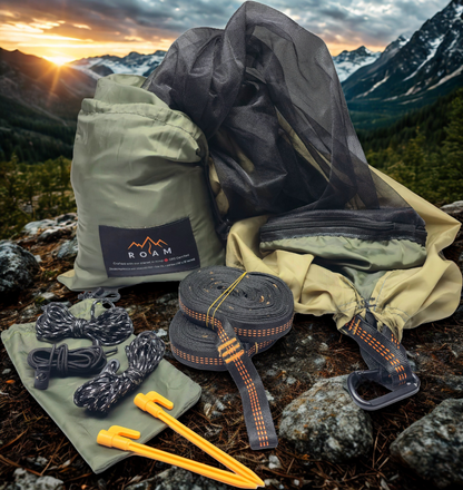 Stealth_ All-in-One _ Double Hammock with Mosquito Net _ GRS Certified