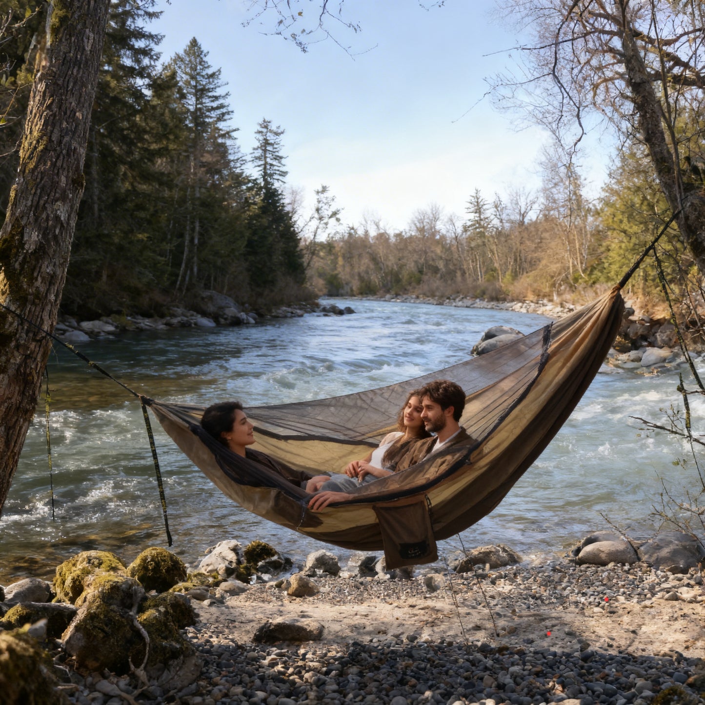 Stealth_ All-in-One _ Double Hammock with Mosquito Net _ GRS Certified