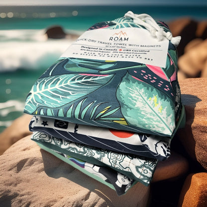 Outdoor Magnetic Travel Towel _ 100% Eco Friendly _ GRS Certified