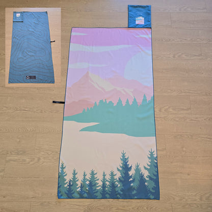 XL Beach Towel with Pocket_ 100% Eco Friendly _ GRS Certified