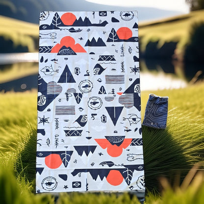 Outdoor Magnetic Travel Towel _ 100% Eco Friendly _ GRS Certified