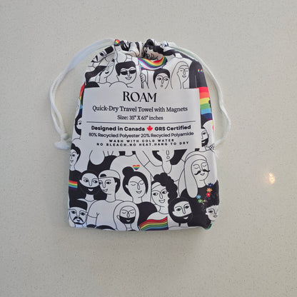 Outdoor Magnetic Travel Towel _ 100% Eco Friendly _ GRS Certified