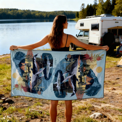 Quick Dry Travel Towel _ 100% Eco Friendly _ GRS Certified